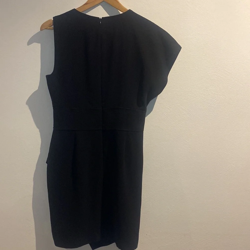 Bardot - Black Dress Asymmetrical Hem - Size 12 - Picture 7 of 10